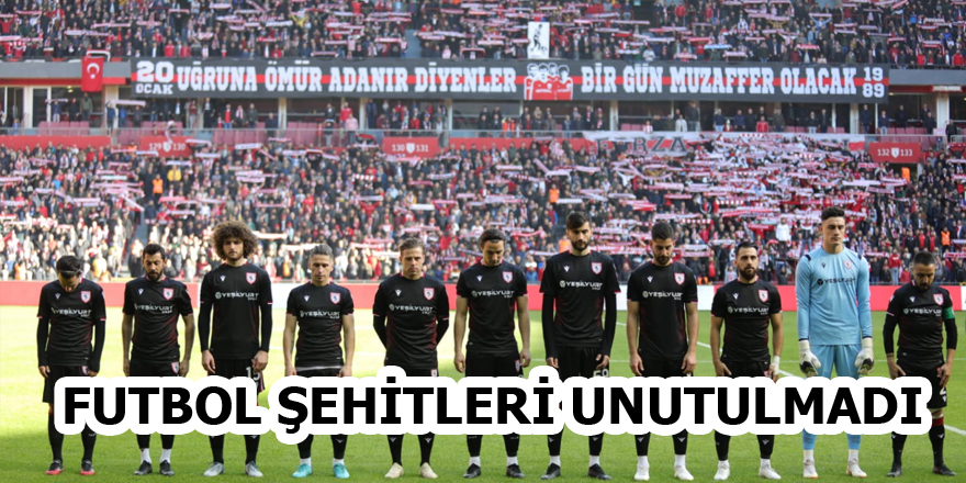 Futbol şehitleri bir kez daha anıldı