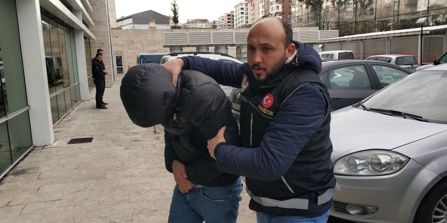 Samsun'da uyuşturucu suçundan gözaltına alındı