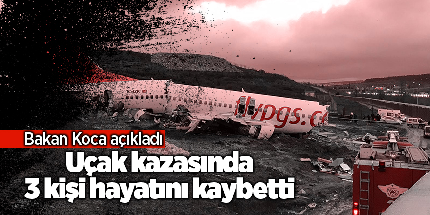 Uçak kazasında 3 kişi hayatını kaybetti