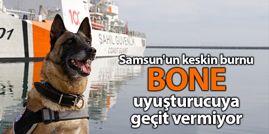 Samsun'un keskin burnu Bone uyuşturucuya geçit vermiyor