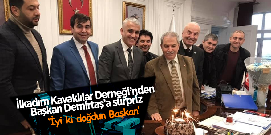 İlkadım Kavaklılar Derneği’nden Başkan Demirtaş’a teşekkür ziyareti