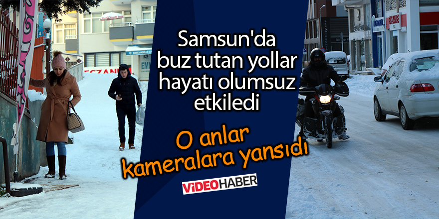 Samsunlu vatandaşların zor anları