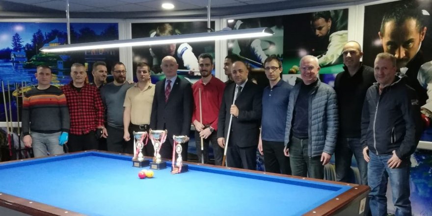 Samsun'da handikaplı 3 Bant Bilardo İl Birinciliği müsabakaları tamamlandı