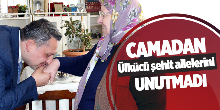 Camadan Ülkücü şehit ailelerini unutmadı