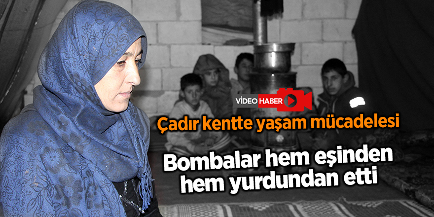 Bombalar hem eşinden hem yurdundan etti