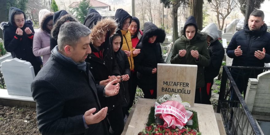 İlkadımlı sporcular Muzaffer Badalıoğlu'nu unutmadı