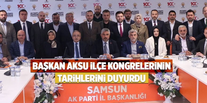 AK Parti Samsun’da kongre heyecanı 22 Şubat’ta başlıyor