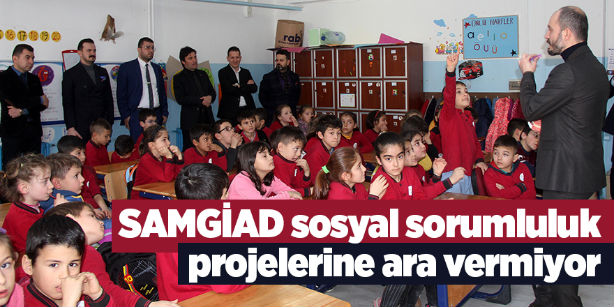 SAMGİAD öğrencilere ağız ve diş sağlığı eğitimi