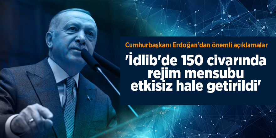 Cumhurbaşkanı Erdoğan'dan önemli açıklamalar