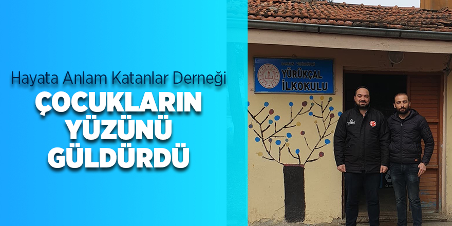 Hayata Anlam Katanlar Derneği çocukların yüzünü güldürdü