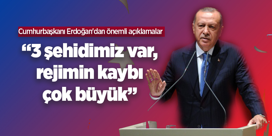 Cumhurbaşkanı Erdoğan'dan önemli açıklamalar