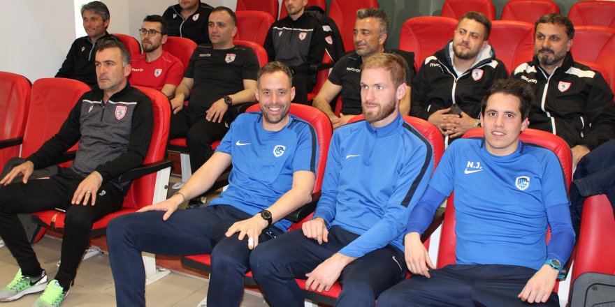 Genk antrenörlerinden Samsun'da futbol toplantısı