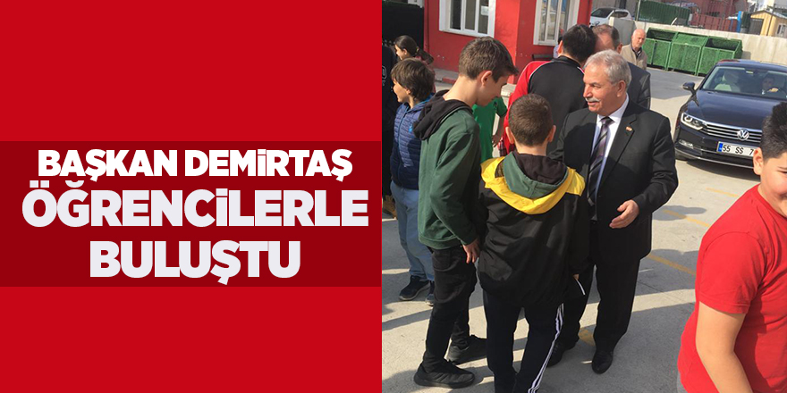 Başkan Demirtaş: Eğitime katkı sunuyoruz