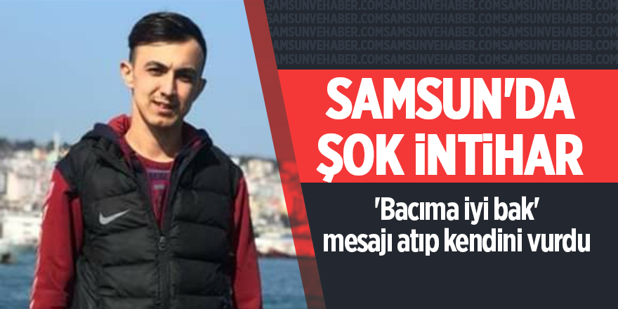 Samsun'da şok intihar