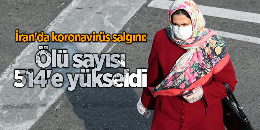 İran'da koronavirüs salgını: Ölü sayısı 514'e yükseldi