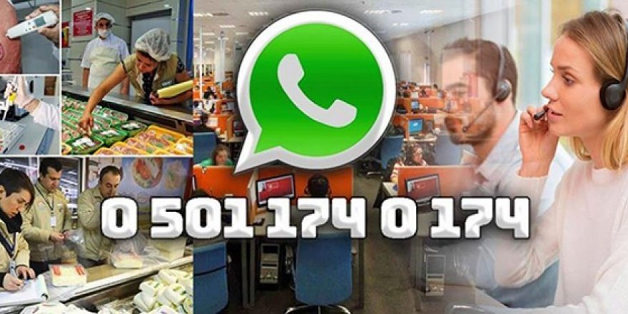 Samsun'da whatsapp gıda ihbar hattı hizmette