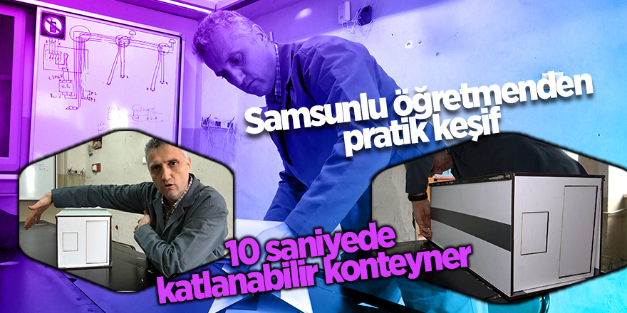 Samsunlu öğretmenden pratik keşif