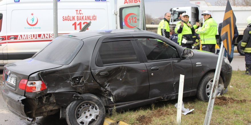 Samsun'da kaza: 2 yaralı 