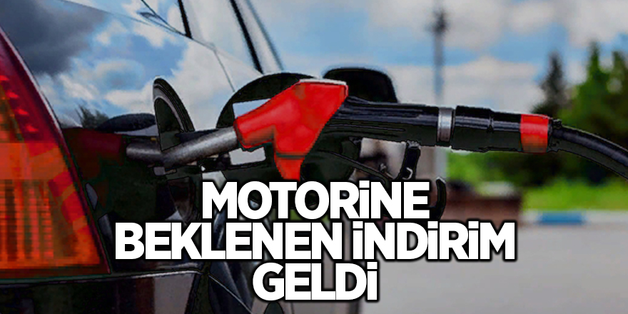 Motorine beklenen indirim geldi