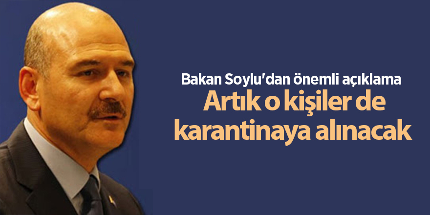 Bakan Soylu'dan önemli açıklama