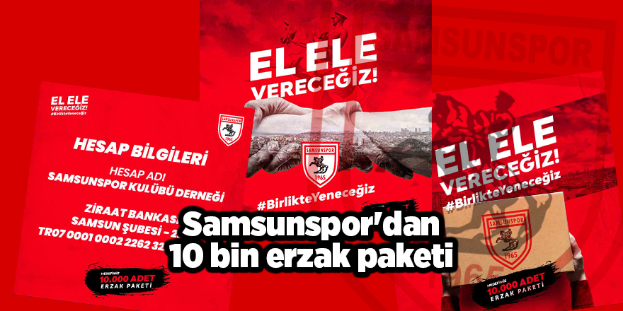 Samsunspor'dan Vefa Sosyal Destek Gruplarına büyük destek