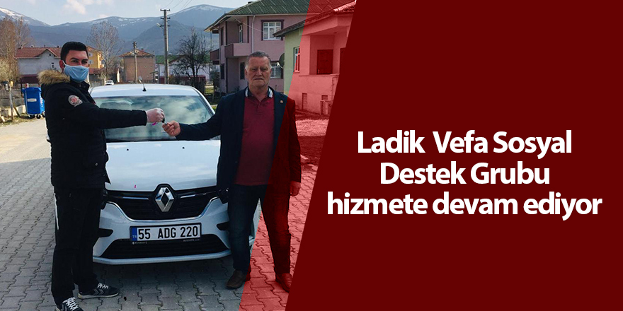 Ladik Vefa Sosyal Destek Grubu hizmete devam ediyor