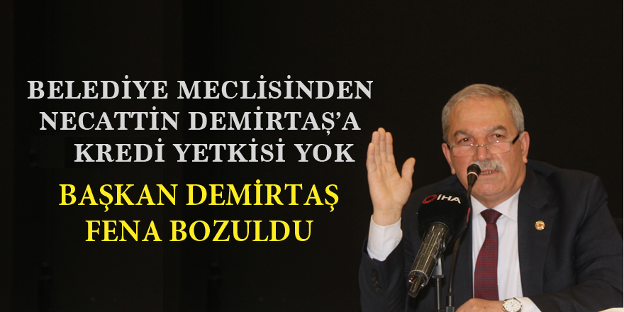 NECATTİN DEMİRTAŞ’A KREDİ YETKİSİ YOK