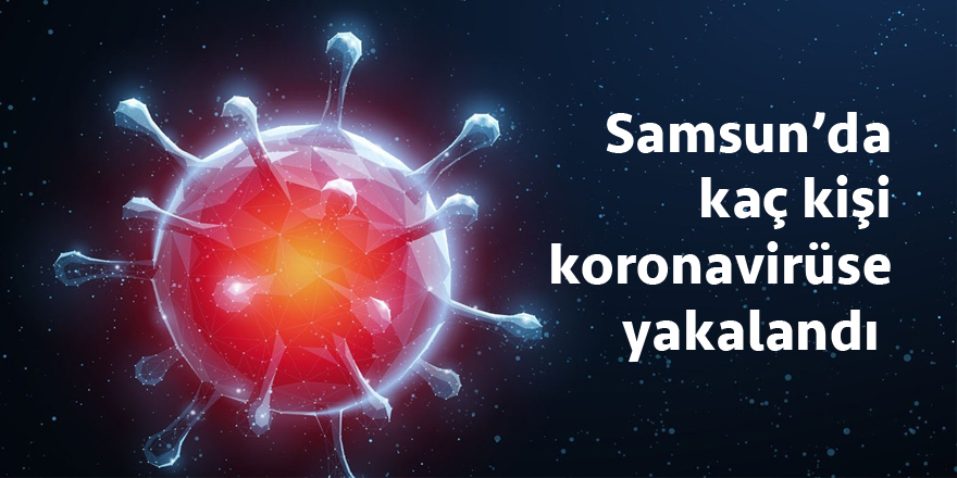 Samsun’da koronavirüs vaka sayısı