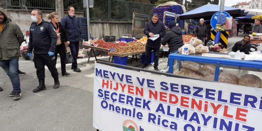 İlkadım'da pazarcılar mağdur olmadı