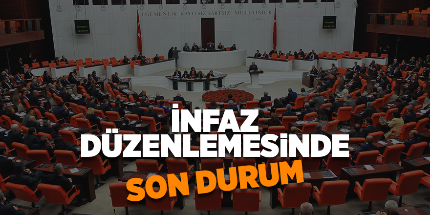 İnfaz düzenlemesi yürürlükte