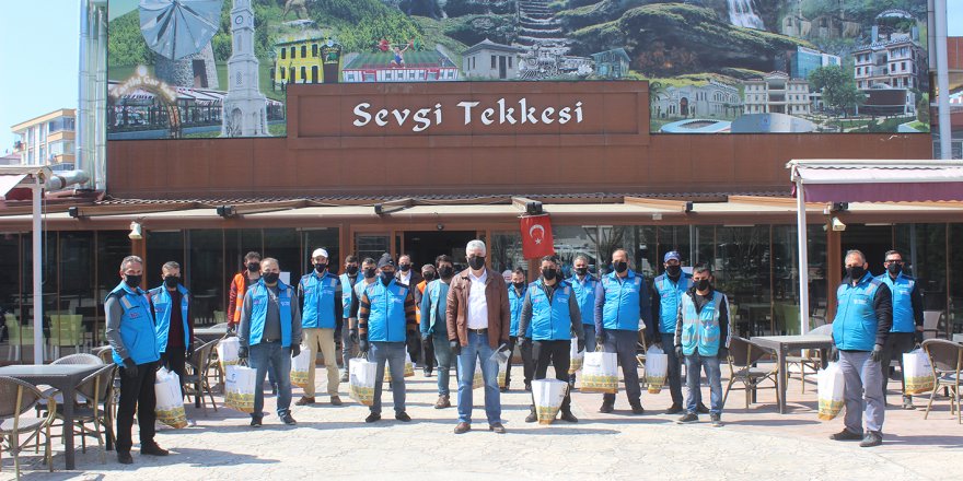 Tekkeköy Belediyesi'nden maske seferberliği