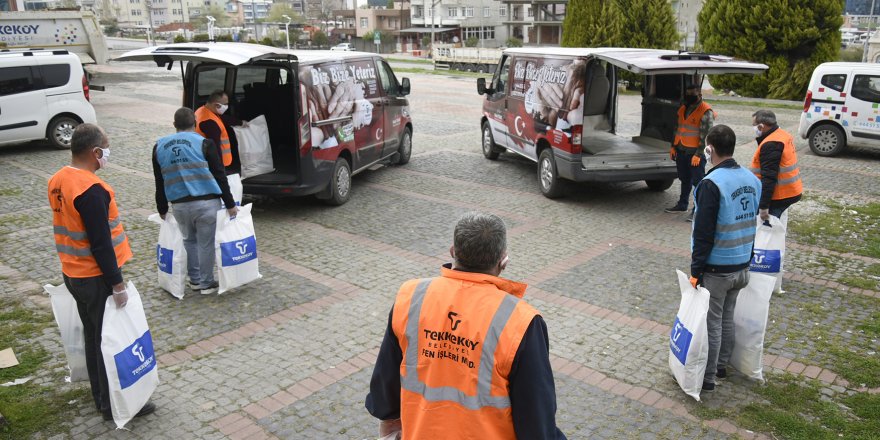 Tekkeköy Belediyesi tüm ekipleriyle 46 gündür Korona virüsle mücadele ediyor