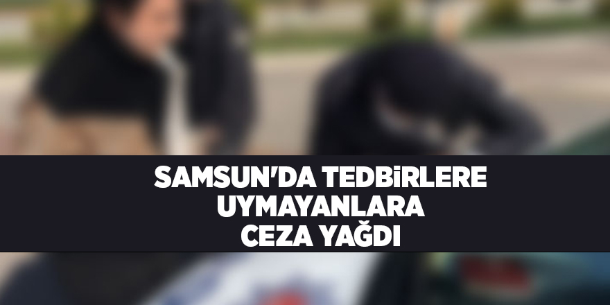 Samsun'da yasakları çiğneyenlere bir milyon 361 bin 474 TL ceza kesildi