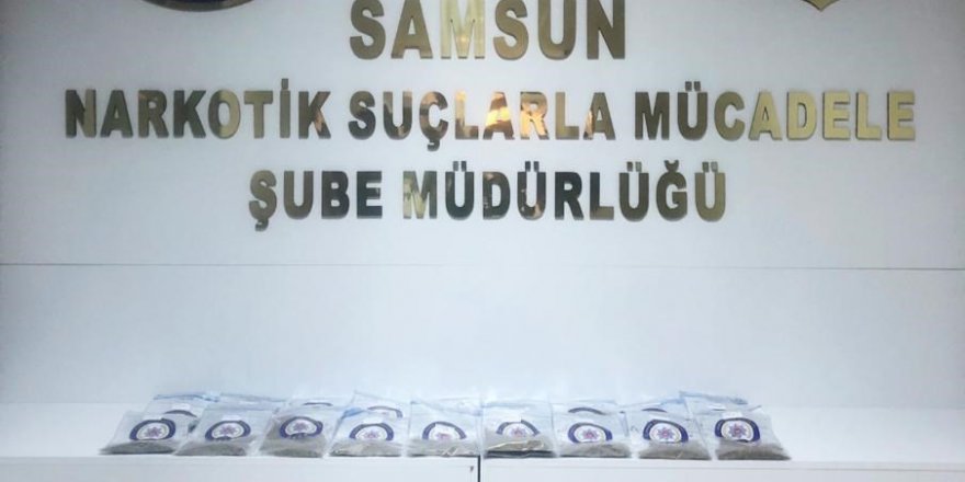 Samsun'da uyuşturucu operasyonu