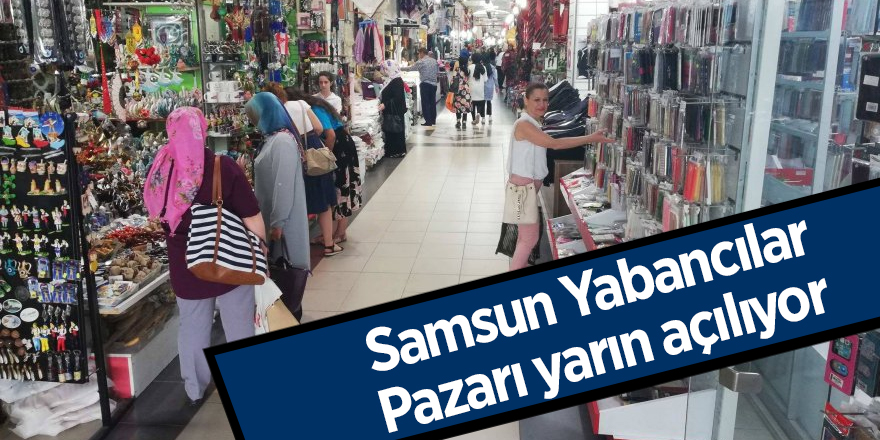 Yabancılar Pazarı esnafından renkli önlem