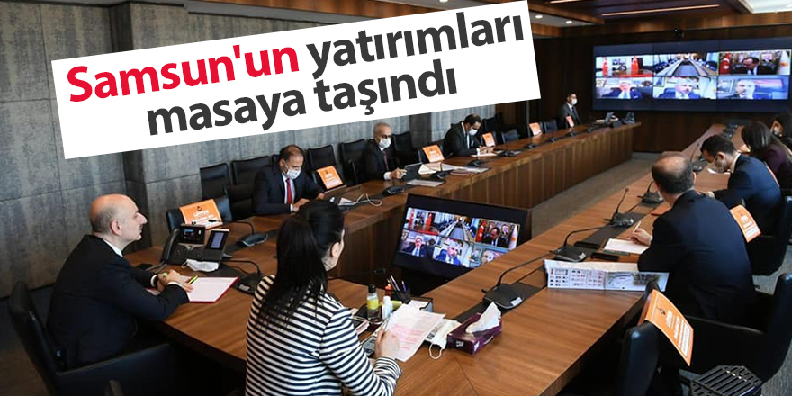 AK Parti Samsun'un projelerini Bakan Karaismailoğlu'na sundu