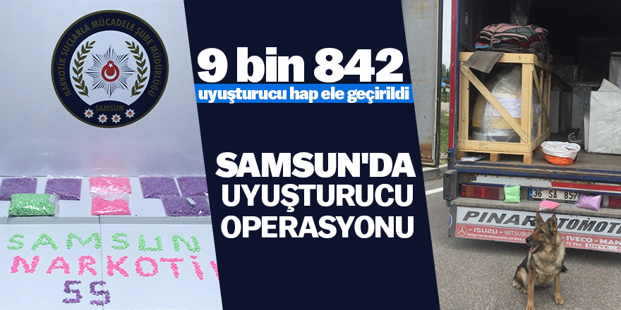 Samsun'da uyuşturucu operasyonu