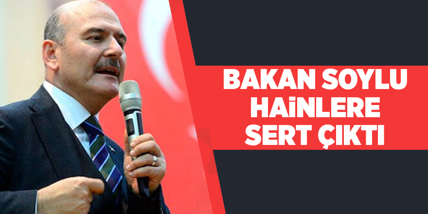 Bakan Soylu: Yenileceksiniz ve Cehennem'e sürüleceksiniz