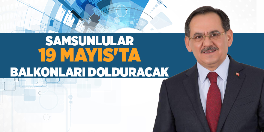 Başkan Demir Samsunluları İstiklal Marşı okumaya davet etti 