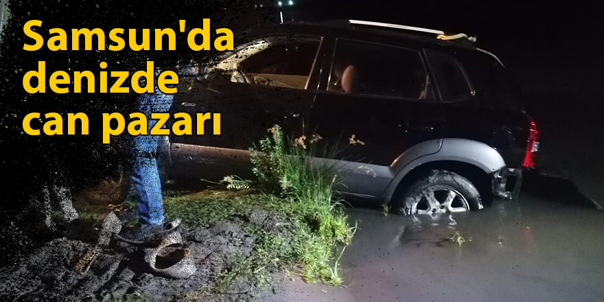 Samsun'da ciple denize düşen 2 kişiyi balıkçılar kurtardı