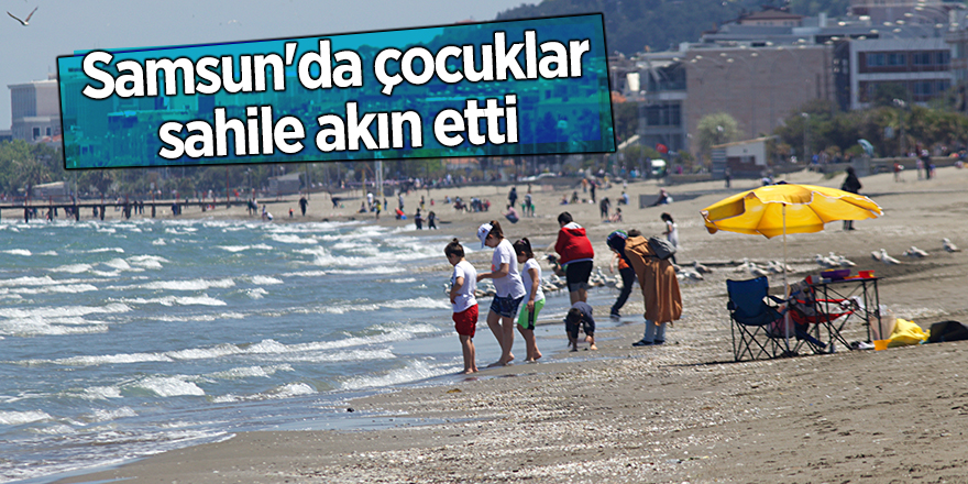 Samsun'da çocuklar parklara akın etti