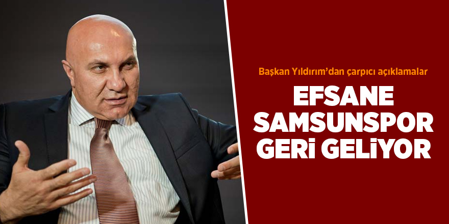 Başkan Yıldırım’dan çarpıcı açıklamalar