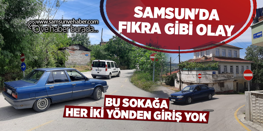 SAMSUN'DA FIKRA GİBİ OLAY