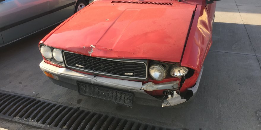 Samsun'da otomobille motosiklet çarpıştı