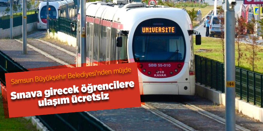 Samsun Büyükşehir Belediyesi'nden müjde