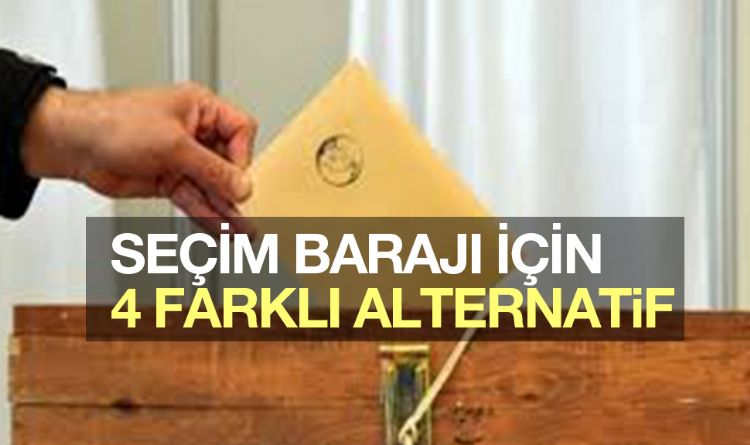 Seçim barajı düşüyor mu?