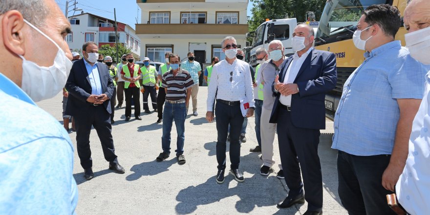 Çevreci ilçe Canik'te Sokağım Evim Kadar Temiz Olsun” projesi devam ediyor