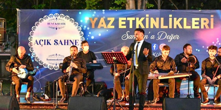 Samsun Büyükşehirden ‘Açık Sahne’ konseri