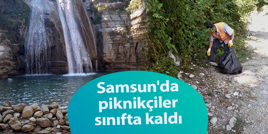 Samsun'un doğa harikası Gölalan Şelalesi'nden 150 kilo  çöp çıktı - samsun haber