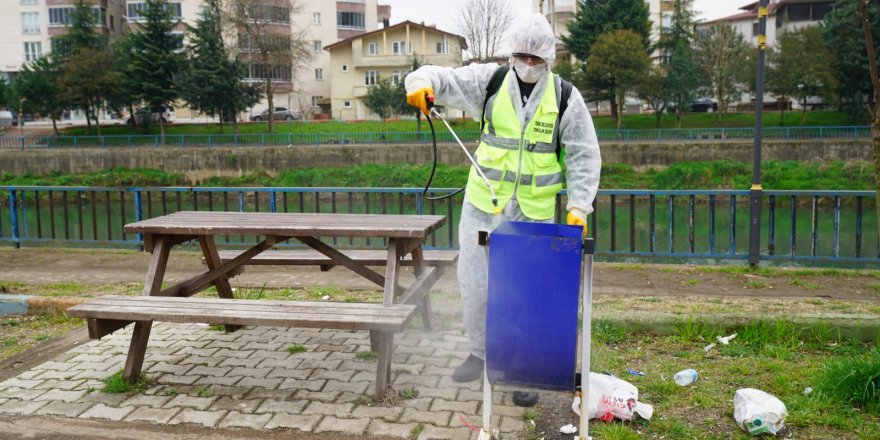 Terme Belediyesi dezenfekte çalışmalarına devam ediyor - samsun haber